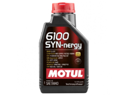 Моторное масло 5W40 полусинтетическое MOTUL 6100 Syn-Nergy 1 л 