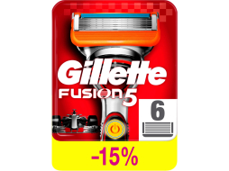 Кассеты сменные GILLETTE Fusion5 Power 6 штук (7702018509928)