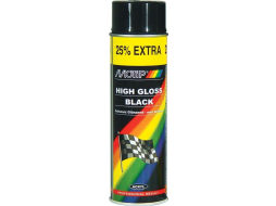 Краска аэрозольная универсальная черный глянец MOTIP 500 мл 