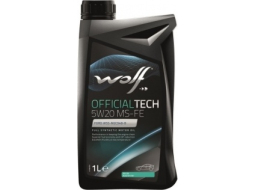 Моторное масло 5W20 синтетическое WOLF OfficialTech MS-FE 1 л 