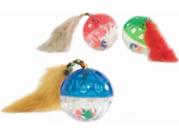 Игрушка для кошек BEEZTEES Мяч с мышкой и бубенчиком d 4,5 см (8712695029205)