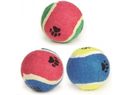 Игрушка для собак BEEZTEES Мяч теннисный с отпечатком лап