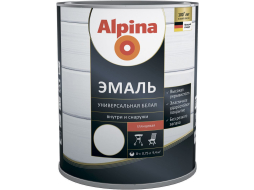 Эмаль алкидная ALPINA Универсальная белый 0,75 л 