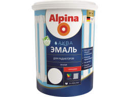 Эмаль акриловая ALPINA Аква Для радиаторов белый 0,9 л 