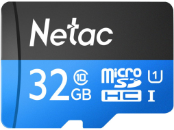 Карта памяти NETAC MicroSD P500 Standard с адаптером SD