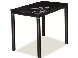 Стол кухонный SIGNAL Damar черный 100х60х75 см 