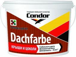 Краска ВД акриловая CONDOR Dachfarbe D 21 13 кг