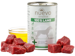 Влажный корм для собак NUEVO Sensitive ягненок консервы 400 г 