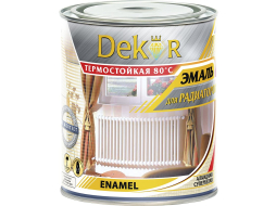 Эмаль алкидная DEKOR для радиаторов 0,8 кг 