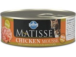 Влажный корм для кошек FARMINA Matisse Mousse курица консервы 85 г 