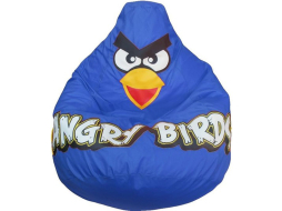 Кресло-мешок FLAGMAN Груша Макси Angry Birds синий 