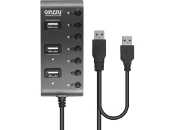 USB-хаб GINZZU GR-487UAB