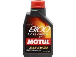 Моторное масло 5W30 синтетическое MOTUL 8100 Eco-Clean+