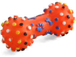 Игрушка для собак TRIOL Гантель с шипами 10,5 см 