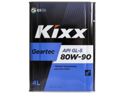 Масло трансмиссионное 80W90 полусинтетическое KIXX Geartec GL-5