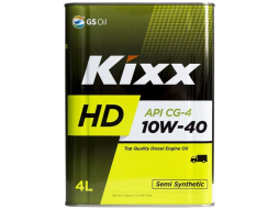 Моторное масло 10W40 полусинтетическое KIXX HD CG-4