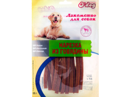 Лакомство для собак ODOG Нарезка из говядины 85 г (6940211012567)