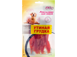 Лакомство для собак ODOG Утиная грудка 55 г (6940211012383)