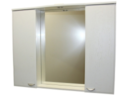 Шкаф с зеркалом для ванной САНИТАМЕБЕЛЬ Лотос 101.1000