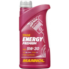 Моторное масло 5W30 синтетическое MANNOL Energy Premium 1 л 