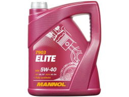 Моторное масло 5W40 синтетическое MANNOL Elite 5 л 