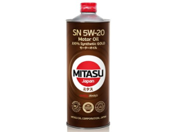 Моторное масло 5W20 синтетическое MITASU Gold SN 1 л 