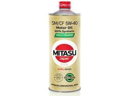 Моторное масло 5W40 синтетическое MITASU Moly-Trimer SM/CF 1 л 