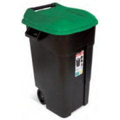 Контейнер для мусора пластиковый TAYG 120 л черный 