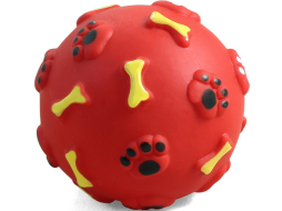 Игрушка для собак TRIOL Мяч с лапками и косточками 76007 d 8 см 