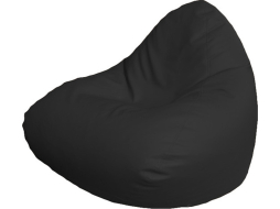 Кресло-мешок FLAGMAN Relax экокожа черный 