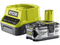Комплект аккумулятор 18 В 4 Ач и зарядное устройство RYOBI RC18120-140 