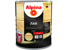 Лак алкидно-уретановый ALPINA Для деревянных полов прозрачный 0,75 л 