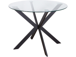Стол кухонный AKSHOME Dallas стекло/металл 100x75 см 