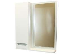 Шкаф с зеркалом для ванной САНИТАМЕБЕЛЬ Сизаль 14.600