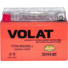 Аккумулятор для мотоцикла VOLAT YTX9-BS iGEL 9 А·ч