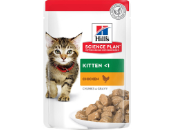Влажный корм для котят HILL'S Science Plan Kitten курица пауч 85 г (52742211206)
