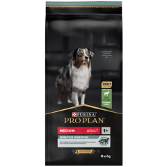 Сухой корм для собак PURINA PRO PLAN Medium Adult Sensitive Digestion ягненок с рисом 14 кг (7613035214774)
