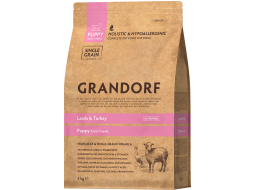Сухой корм для щенков GRANDORF Puppy Lamb&Turkey 3 кг 
