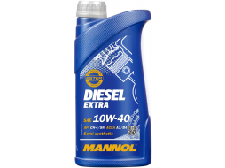 Моторное масло 10W40 полусинтетическое MANNOL Diesel Extra 1 л 