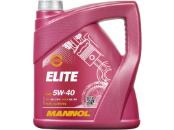 Моторное масло 5W40 синтетическое MANNOL Elite