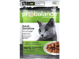 Влажный корм для кошек PROBALANCE Sensitive пауч пауч 85 г (4640011980814)