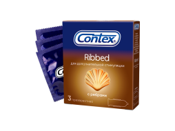 Презервативы CONTEX Ribbed С ребрами 3 штуки 