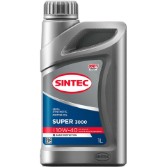 Моторное масло 10W40 полусинтетическое SINTEC Супер