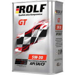 Моторное масло 5W30 синтетическое ROLF GT