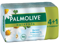Мыло туалетное PALMOLIVE Натурэль Баланс и мягкость С экстрактом ромашки и витамином E 