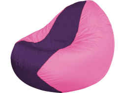 Кресло-мешок FLAGMAN Classic фиолетовый/розовый 