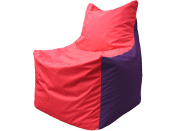 Кресло-мешок FLAGMAN Fox красный/фиолетовый 