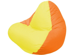 Кресло-мешок FLAGMAN Relax желтый/оранжевый 