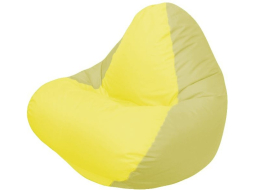 Кресло-мешок FLAGMAN Relax желтый/оливковый 