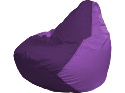 Кресло-мешок FLAGMAN Груша Медиум фиолетовый/сиреневый 